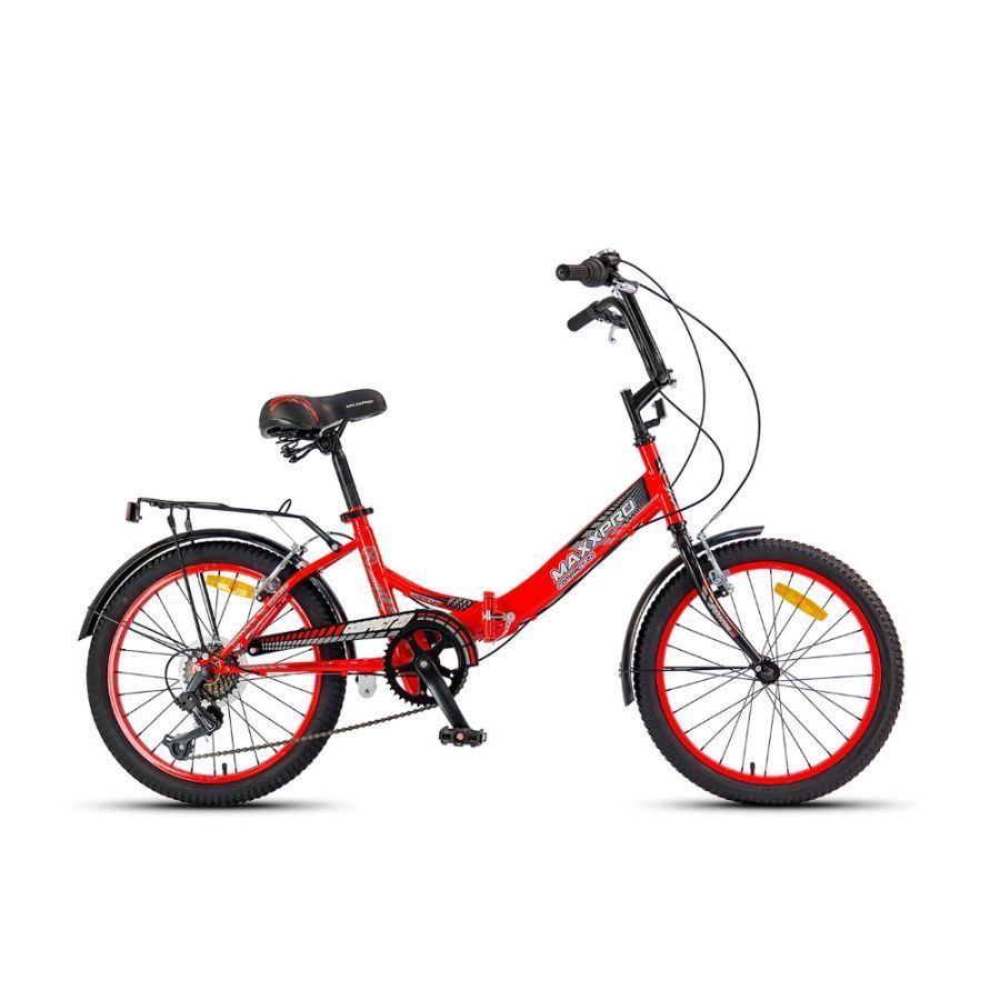 Велосипед MAXXPRO COMPACT 20 красно-черный