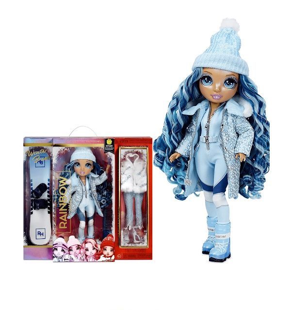 Игрушка Rainbow High Кукла Winter Break Fashion Doll- Skyler Bradshaw (Blue)
