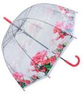 Зонт детский "Цветы" прозрачный купольный 60 см