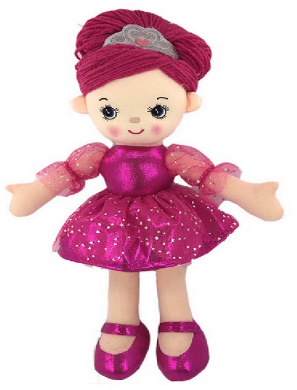 Кукла мягконабивная Балерина, 30 см, цвет розовый