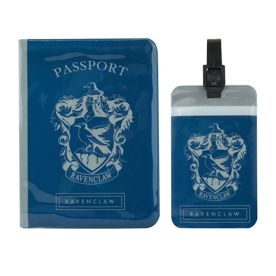 Дорожный набор Гарри Поттер Когтевран (обложка для паспорта, бирка для чемодана)