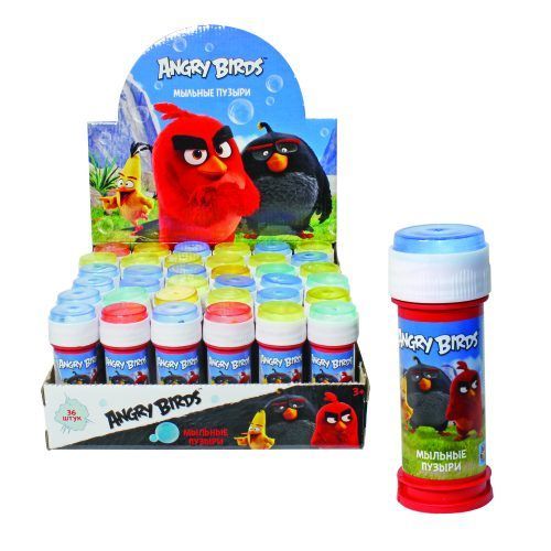 1toy Angry Birds, мыльные пузыри, 50мл, в д/б