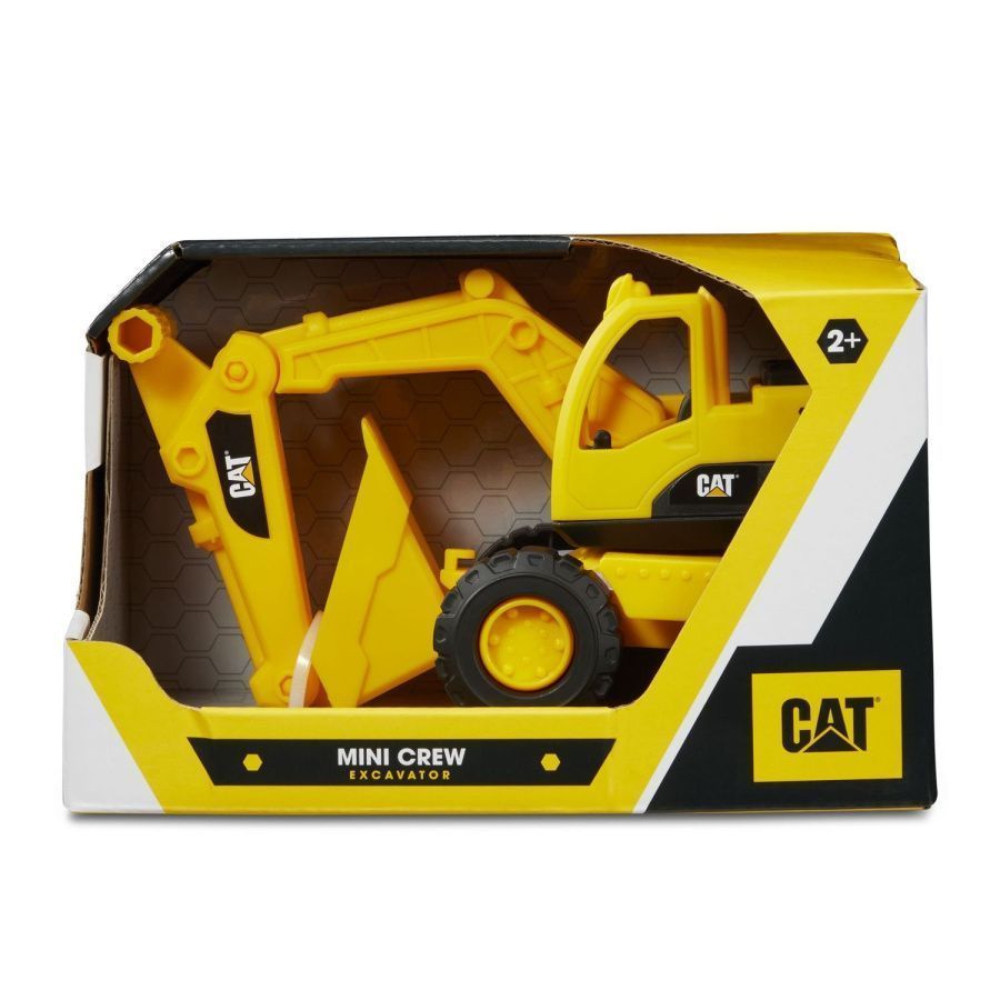 CAT Экскаватор фривил пластик 18 см коробка