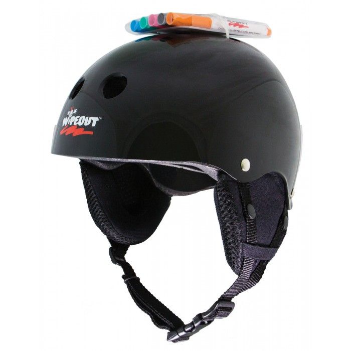 Зимний шлем с фломастерами Wipeout Black (8+)