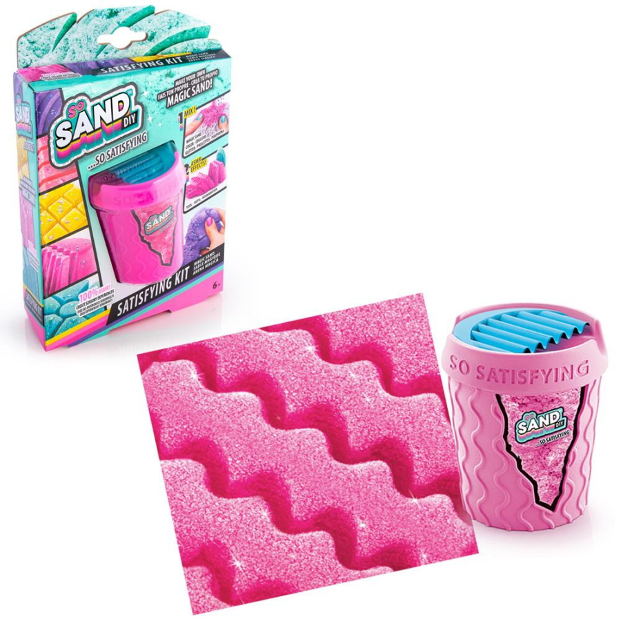 Набор для изготовления слайм-песка SO SAND DIY от Canal Toys, цвет темно-розовый