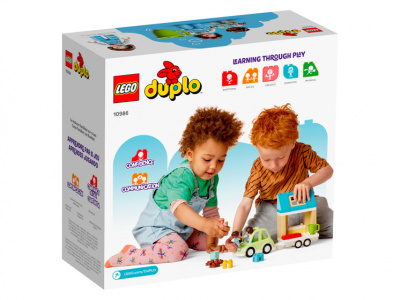 10986 Конструктор детский LEGO Duplo Семейный дом на колесах, 31 деталей, возраст 2+