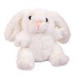 Кролик белый 17 см, игрушка мягкая