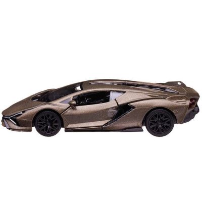 Машина металлическая RMZ City 1:32 Lamborghini Sian, инерционная, оливковый матовый цвет