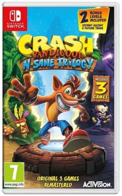 Nintendo Switch: Crash Bandicoot N. Sane Trilogy - Includes 2 Bonus Levels
