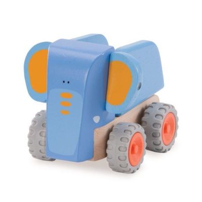 WW-4069 Деревянная игрушка "Самосвал-Слоненок, Miniworld"