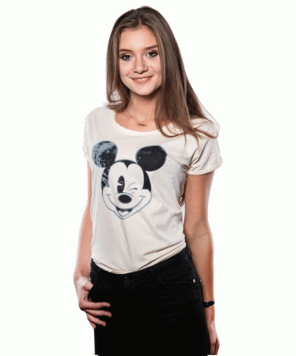 Disney Mickey Blinking футболка женская - XS
