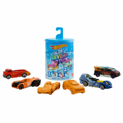 HBN63 Набор из 2 игрушечных машинок Hot Wheels меняющих цвет, масштаб 1:64 (в ассортименте 6 видов)