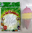 1toy игрушка-антистресс мммняшка флок squishy (сквиши) мороженое рожок,  52гр,  16х7см