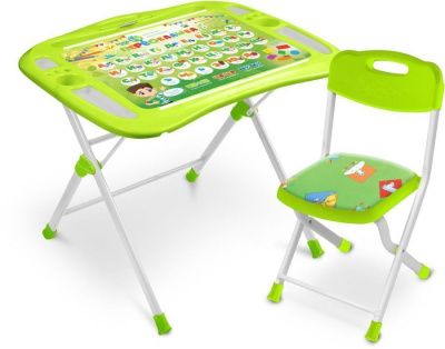 NKP1 Детский комплект (стол+стул+выдвижная подставка для книг)  NKP1/2 Первоклашка