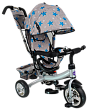 Велосипед детский трехколёсный  Farfello TSTX6588 серый с синими звездами