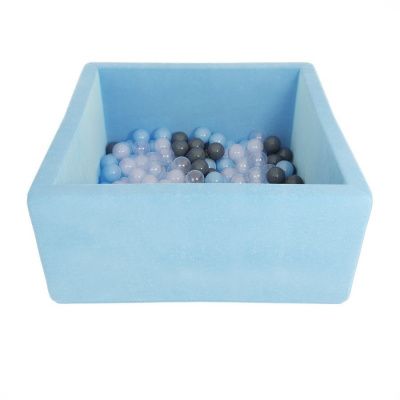 Romana Airpool Box Детский сухой бассейн  голубой с серыми шариками