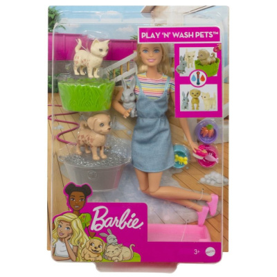 Barbie Игровой набор «Кукла и домашние питомцы»
