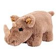 В дикой природе. Носорог коричневый, 18 см мягкая игрушка 