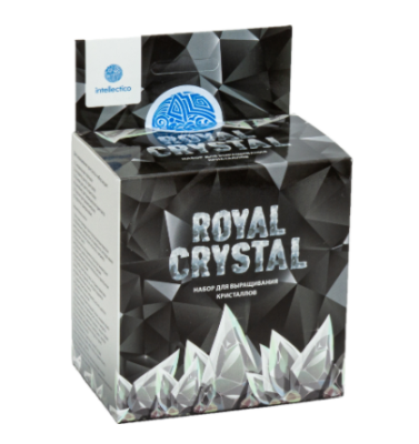 Научно-познавательный набор для выращивания кристаллов "Royal Crystal", серебристый
