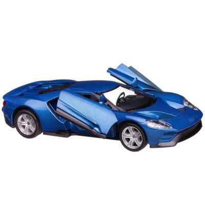 Машина металлическая RMZ City 1:32 Ford GT 2019, инерционная, цвет синий