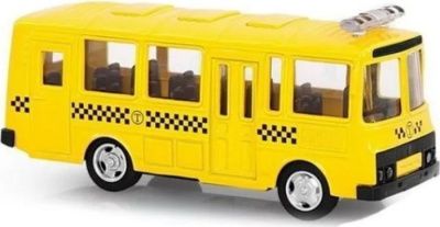Play Smart 1:61 инерционный металлический автобус (заказной) 15,5x6x7,65см