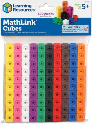 LER4285 "Соединяющиеся кубики. Математические связи"  (100 элементов)