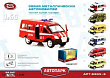 Play Smart инерционная металлическая пожарная машинка Газ - 3221 