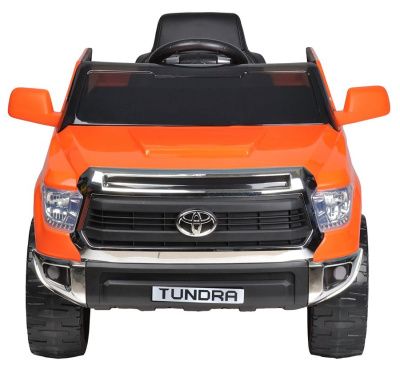 Джип TUNDRA  JE1703 детский электромобиль (колесо EVA, Экокожа) (Оранжевый)