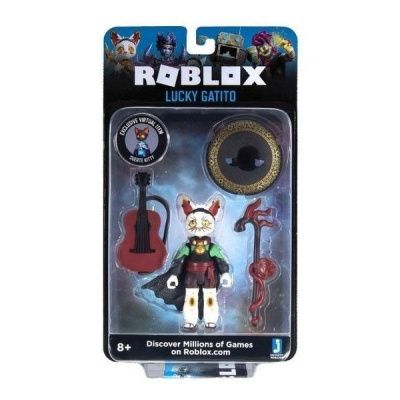 Игрушка Roblox - фигурка героя Lucky Gatito (Imagination) с аксессуарами