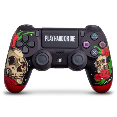 Аксессуар: PS4: SONY DUALSHOK 4 Беспроводной геймпад "Play Hard"