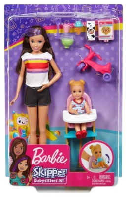 Barbie Игровой набор «Няня Скиппер" 2 куклы с аксессуарами, в ассортименте 8 видов