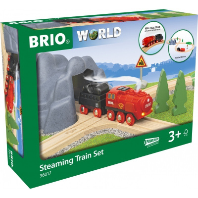 BRIO Игровой набор Железная дорога с паровозом