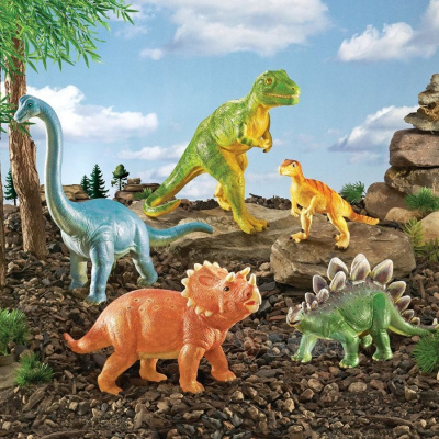 LER0786 "Развивающая игрушка Эра динозавров.Часть 2"  (5 элементов)