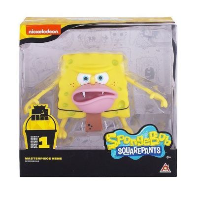 SpongeBob SquarePants игрушка пластиковая 20 см - Спанч Боб грубый (мем коллекция)