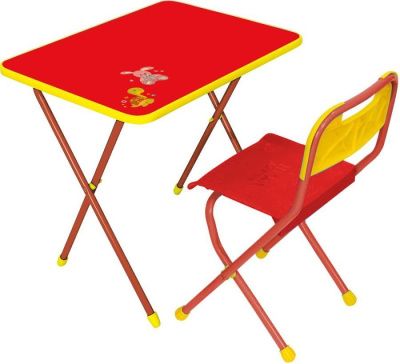 КА1 Комплект"Алина1" (стол+стул ЛДСП)  красный