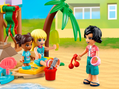 41710 Конструктор детский LEGO Friends Развлечения на пляже для серферов, 288 деталей, возраст 6+