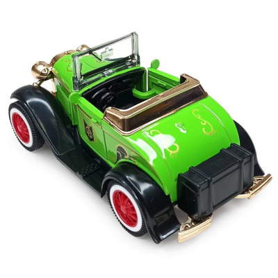 Ретро-автомобиль, кузов "кабриолет", зеленый