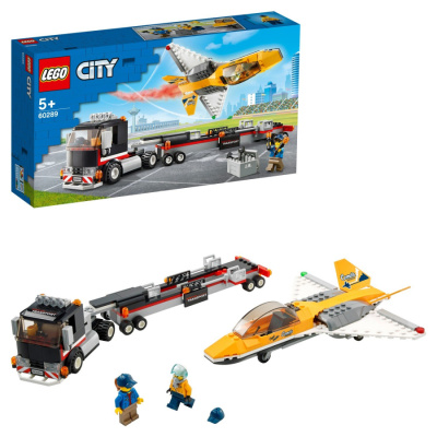 Конструктор LEGO CITY Great Vehicles Транспортировка самолёта на авиашоу
