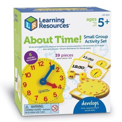 LER3214 "Развивающая игрушка "Учимся определять время. Большой набор" (6 элементов)