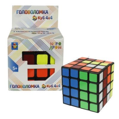 1toy Головоломка "Куб 4х4", 6 см