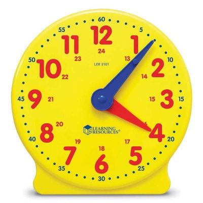 LER3101 Развивающая игрушка "Учимся определять время. Игрушечные часы"  (малые, 1 элемент)