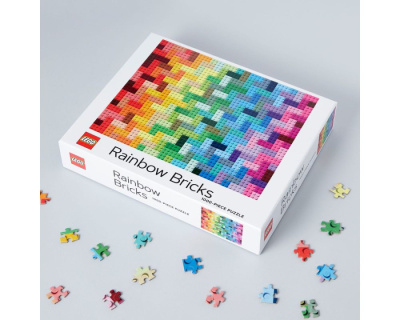 9781797210728 Пазл LEGO Rainbow Bricks -1000 элементов