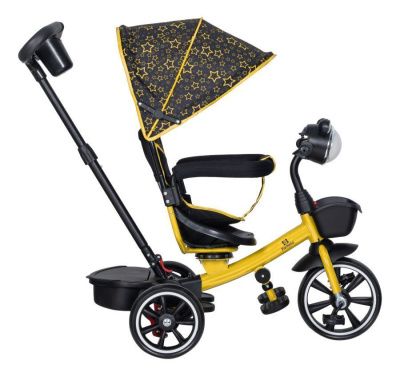 Детский трехколесный велосипед (2022) Farfello AX-25 Желтые звезды /Yellow Stars 