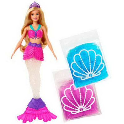 Barbie Русалочка со слаймом