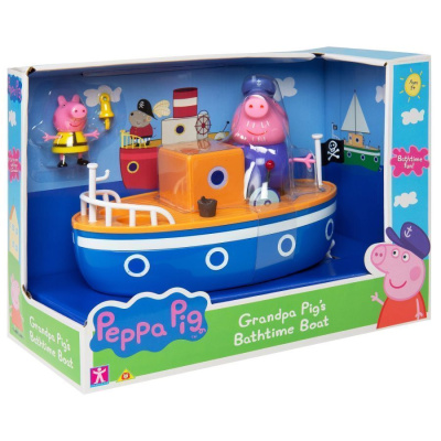 Свинка Пеппа. Игровой набор для ванны "Корабль дедушки Пеппы". TM Peppa Pig