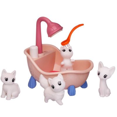 Набор для творчества Фигурки для раскраски "Котята в ванне с душем"
