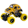 Wincars Машинка классическая с большими колёсами инерционная металлическая 13 см, желтый