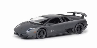 Машина металлическая RMZ City 1:32 Lamborghini Murcielago LP670-4 , инерционная, черный матовый цвет