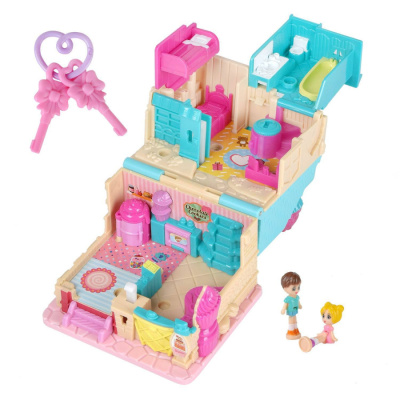 Дом-трансформер кукольный "Пекарня", со световыми и звуковыми эффектами, в коробке