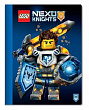 51556 Тетрадь (100 листов, линейка) LEGO Nexo Knights (Рыцари Нексо), размер: 19х24,7 см